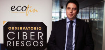 Santiago Sánchez, head of sales & distribution en España y Portugal de Chubb, durante el Observatorio sobre ciberriesgos